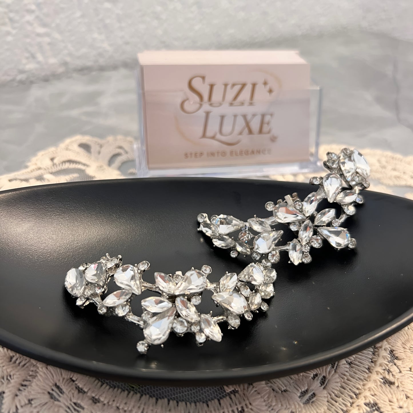 5. Eleganter Schuhclip mit Kristallverzierung