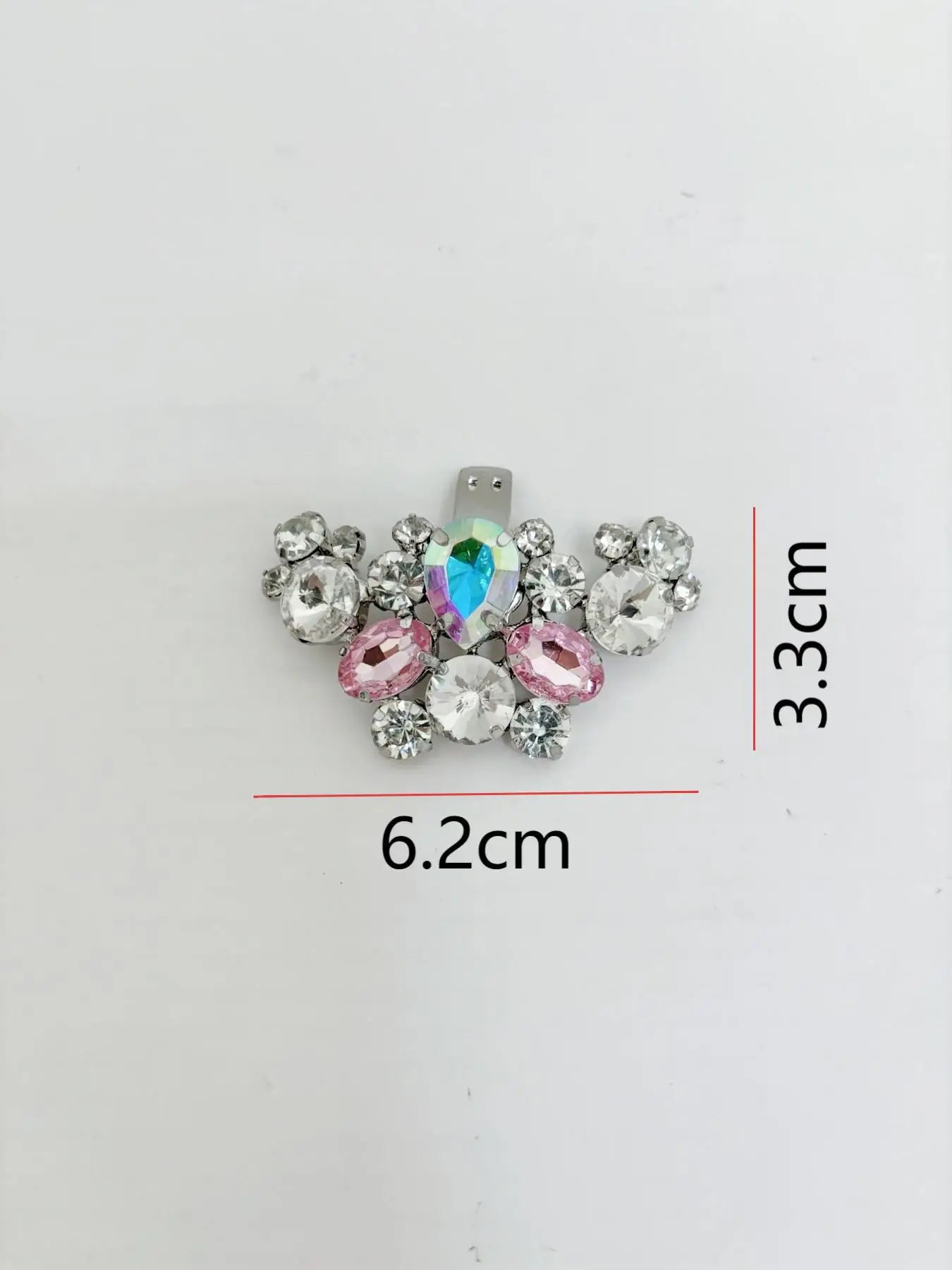 Nr 12. Glamouröser Kristall Schuhclip in Tropfenform – Eleganz für festliche Auftritte