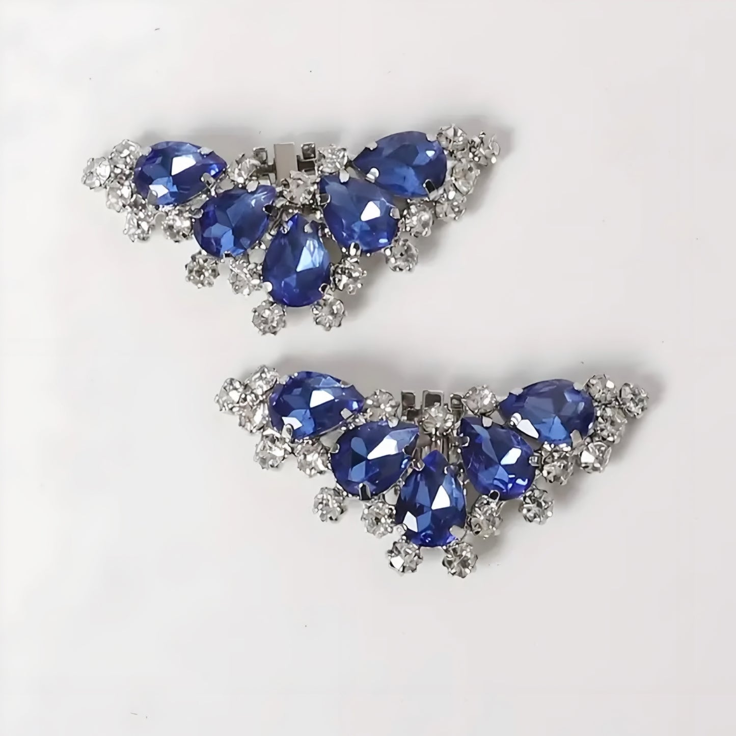 Nr 12. Glamouröser Kristall Schuhclip in Tropfenform – Eleganz für festliche Auftritte