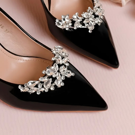 5.Eleganter Schuhclip mit Kristallverzierung